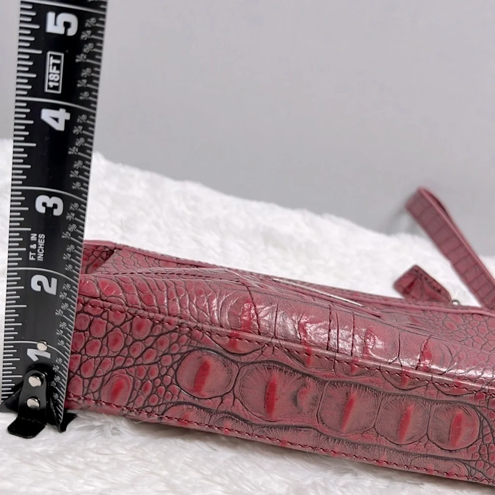 Isabella Fiore Pink Embossed Wristlet
